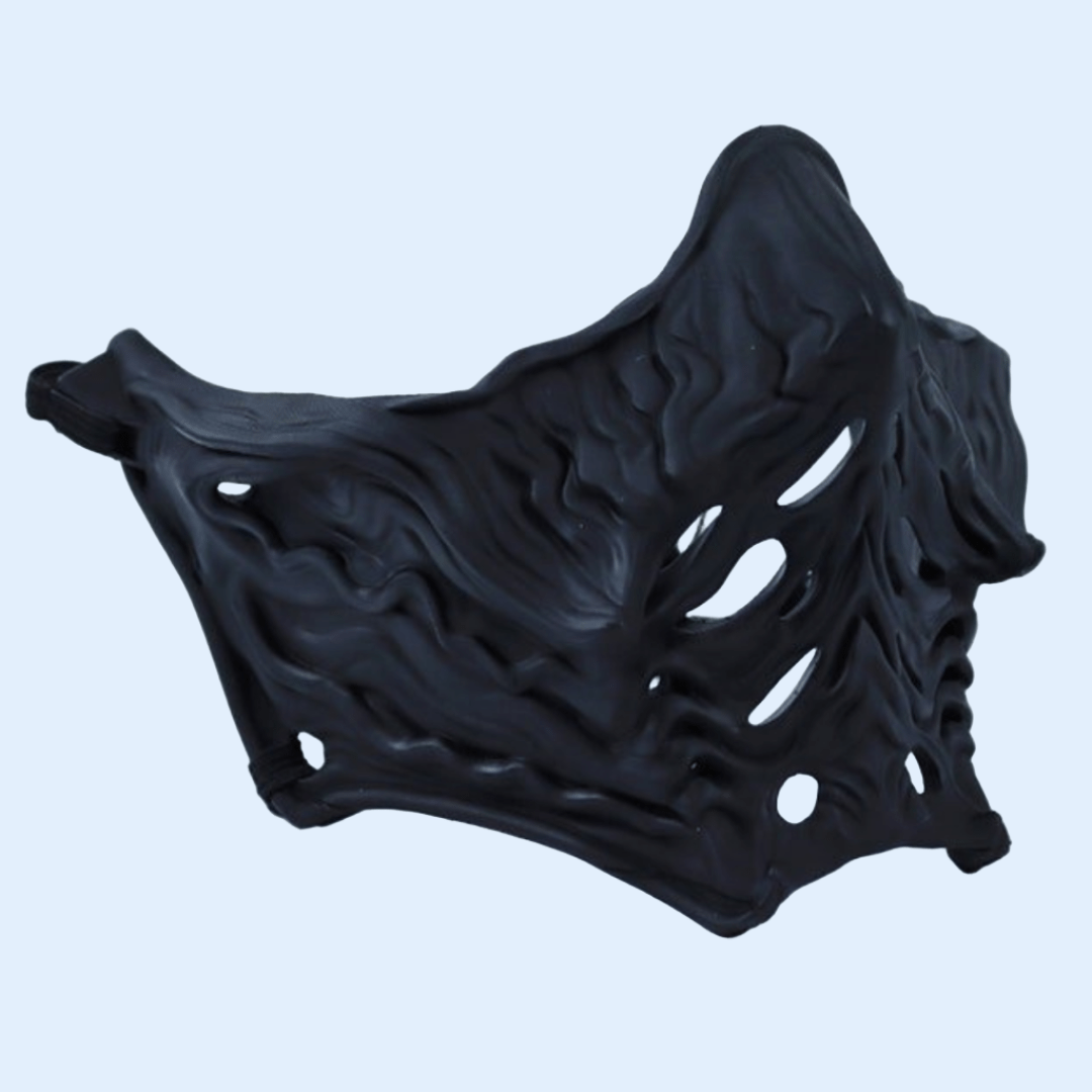 Space Armory Ninja Samurai Warrior Mask Matte Black