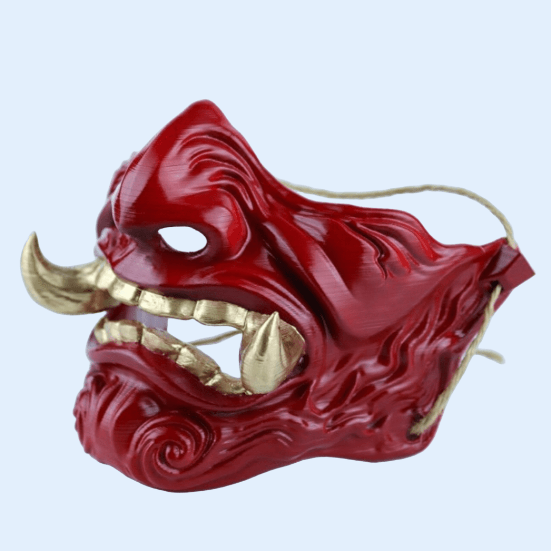 Space Armory Oni Mask Red