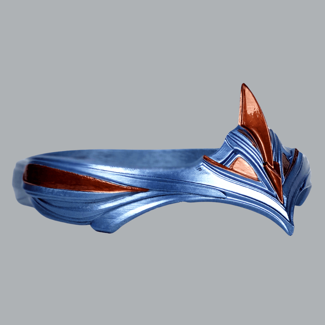 Space Armory Paladiness Circlet Crown - Ice Blue/Copper Masks