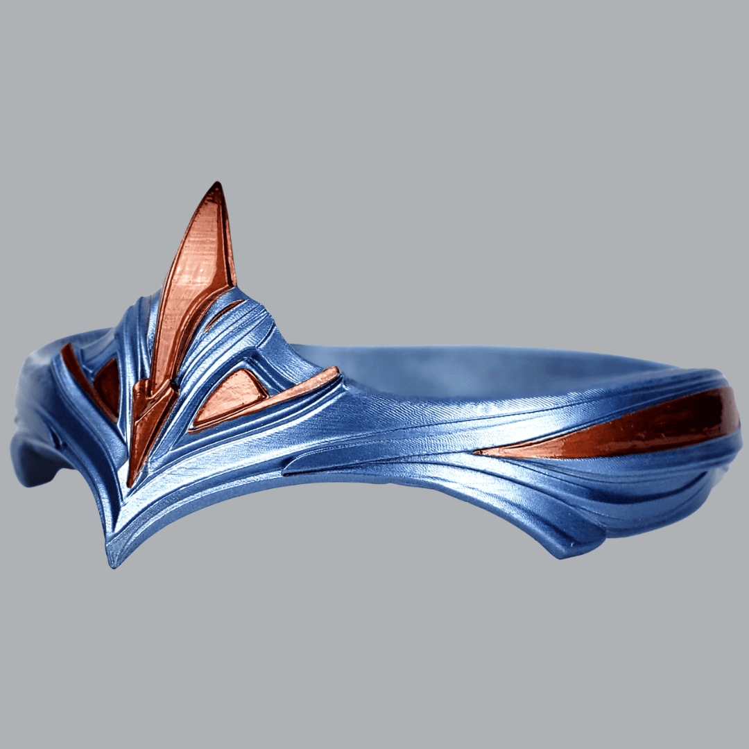 Space Armory Paladiness Circlet Crown - Ice Blue/Copper Masks