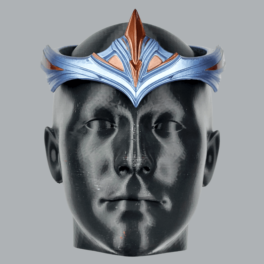 Space Armory Paladiness Circlet Crown - Ice Blue/Copper Masks