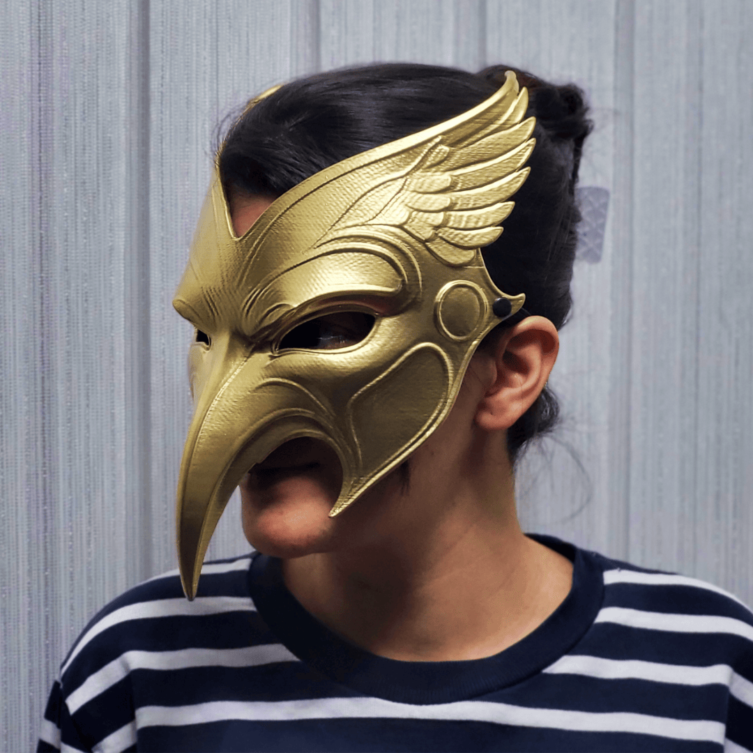 Space Armory Raven Mask - Full Gold Masks