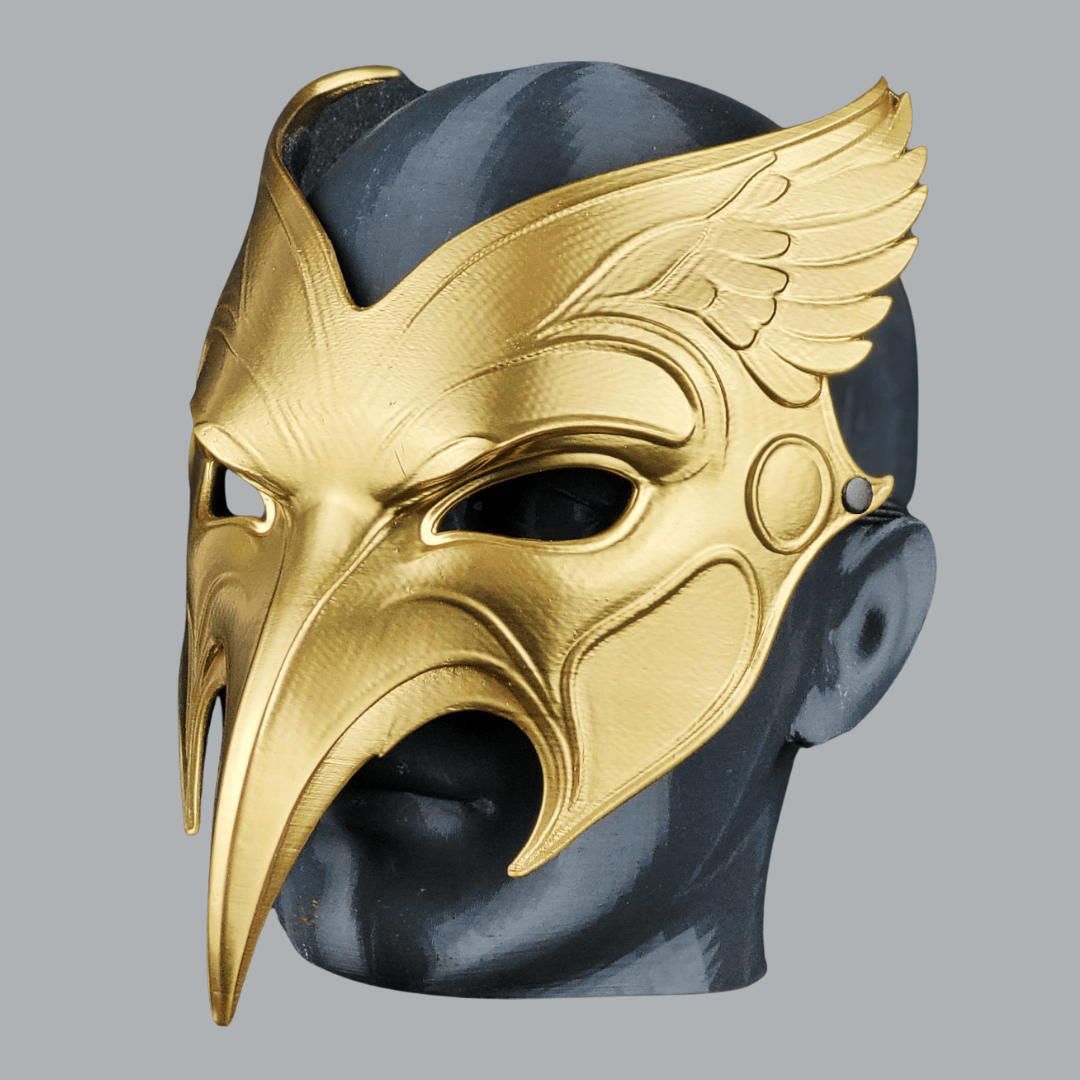 Space Armory Raven Mask - Full Gold Masks
