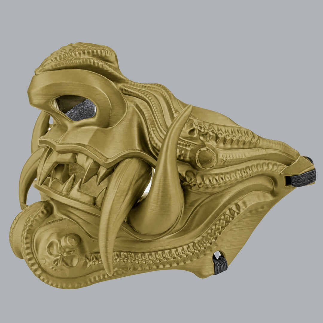 Space Armory Samurai Oni Demon Mask - Hemp Masks
