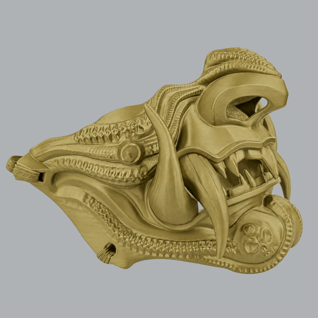 Space Armory Samurai Oni Demon Mask - Hemp Masks