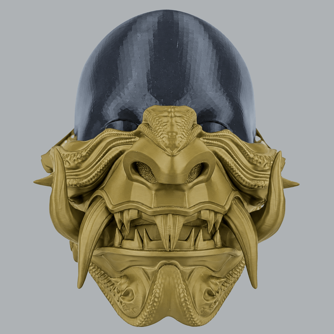 Space Armory Samurai Oni Demon Mask - Hemp Masks