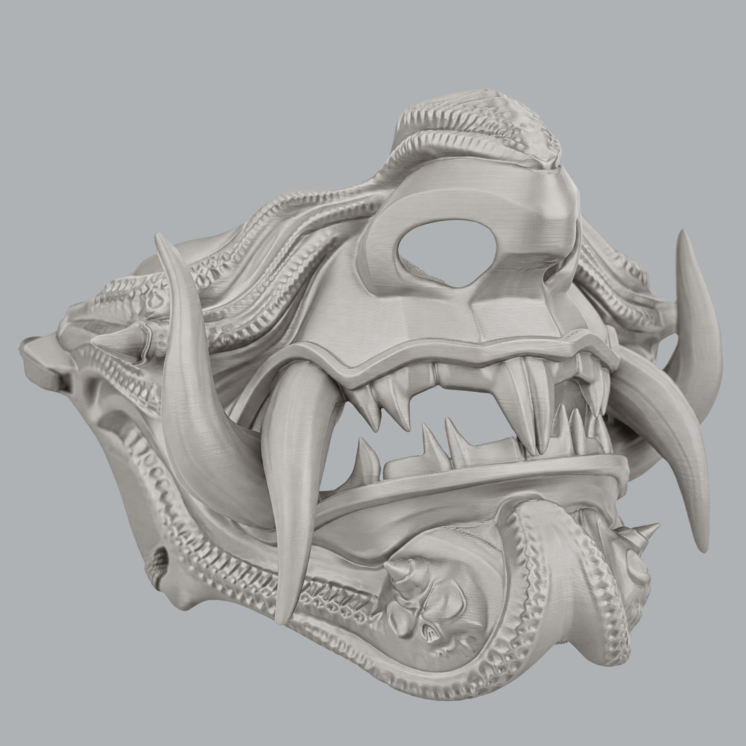 Space Armory Samurai Oni Demon Mask - Mouse Masks