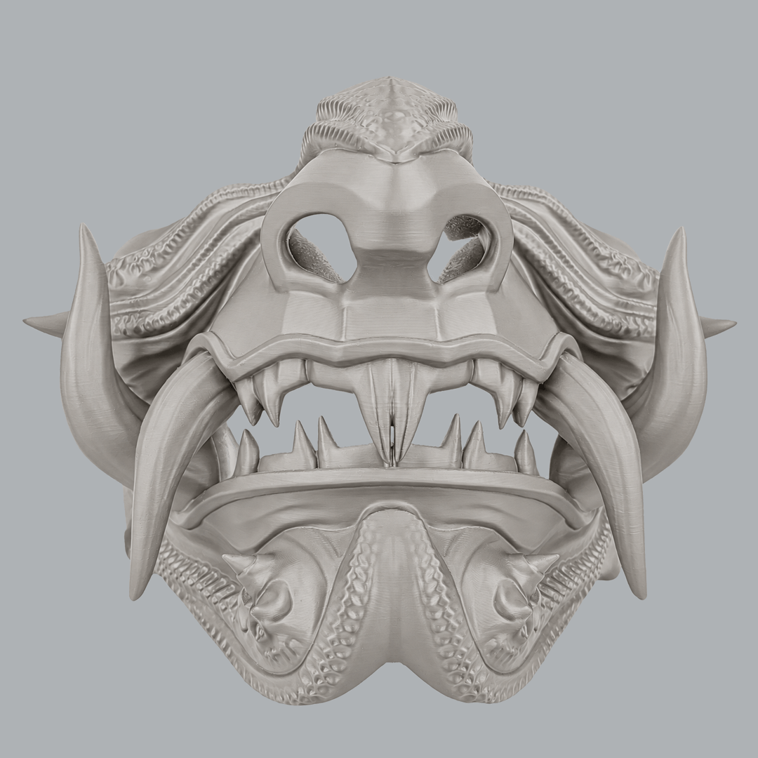 Space Armory Samurai Oni Demon Mask - Mouse Masks