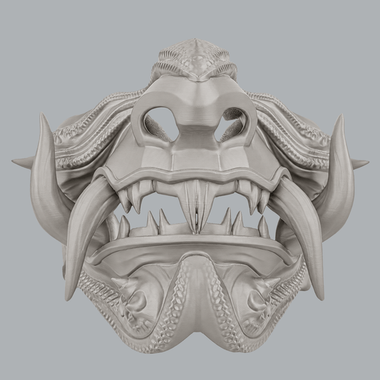 Space Armory Samurai Oni Demon Mask - Mouse Masks