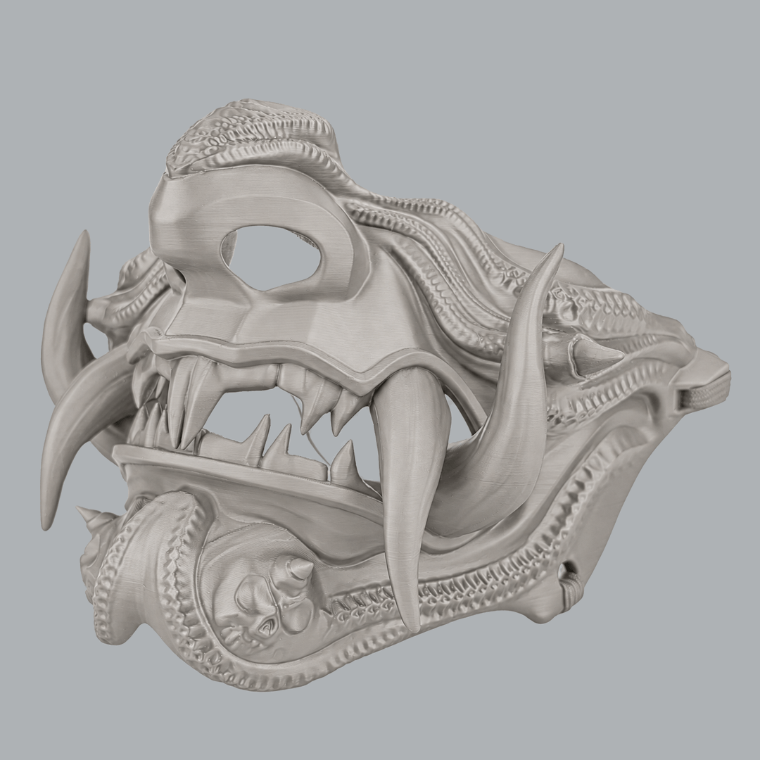 Space Armory Samurai Oni Demon Mask - Mouse Masks