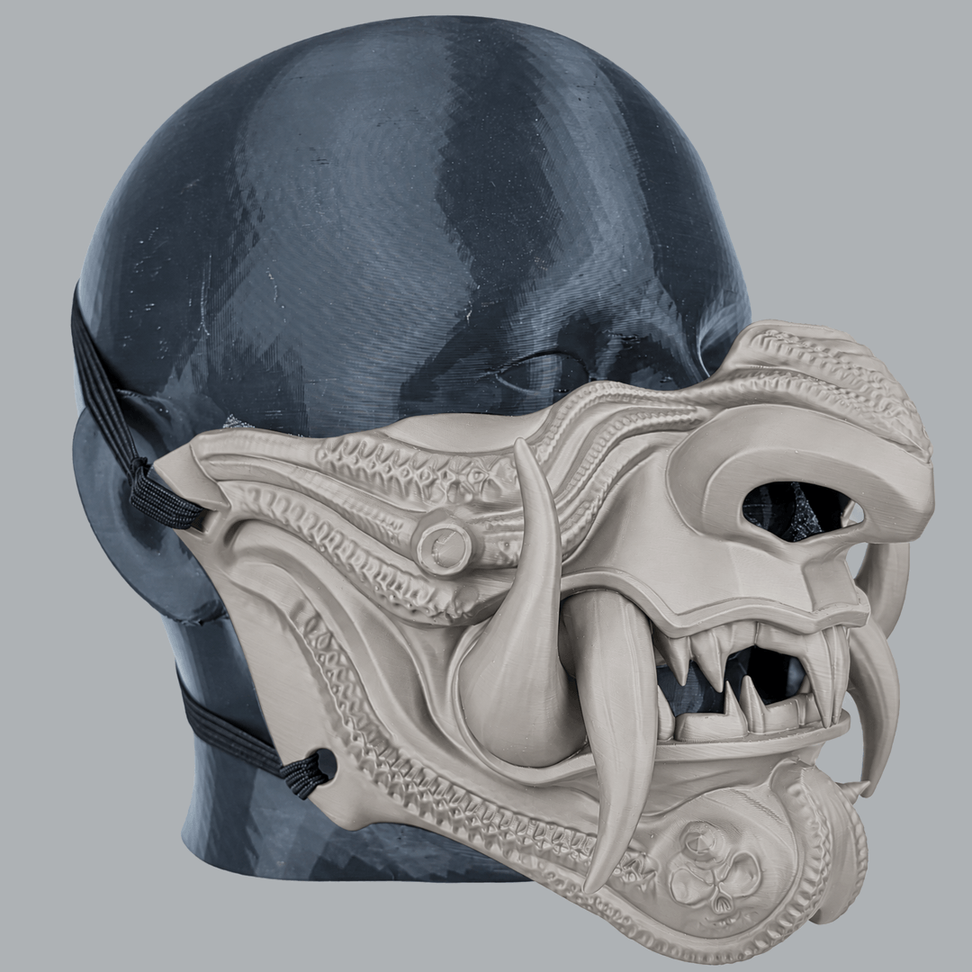 Space Armory Samurai Oni Demon Mask - Mouse Masks