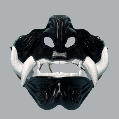 Space Armory Samurai Oni Mask Black