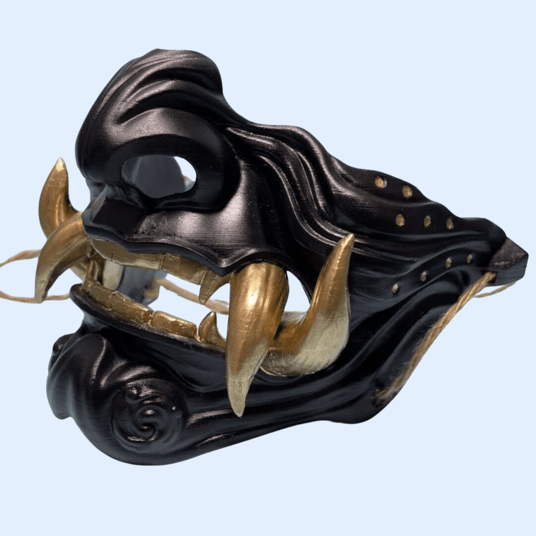 Space Armory Samurai Oni Mask Black