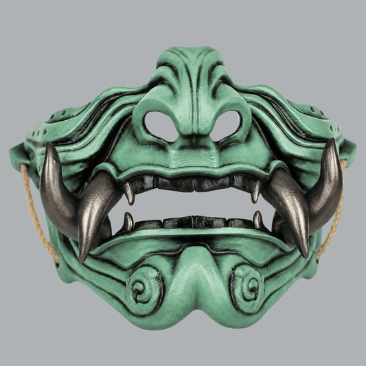 Space Armory Samurai Oni Mask - Patina / Graphit Masks