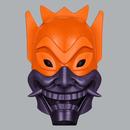 Space Armory Spirit Oni Mask - Pure Orange / Purple Masks