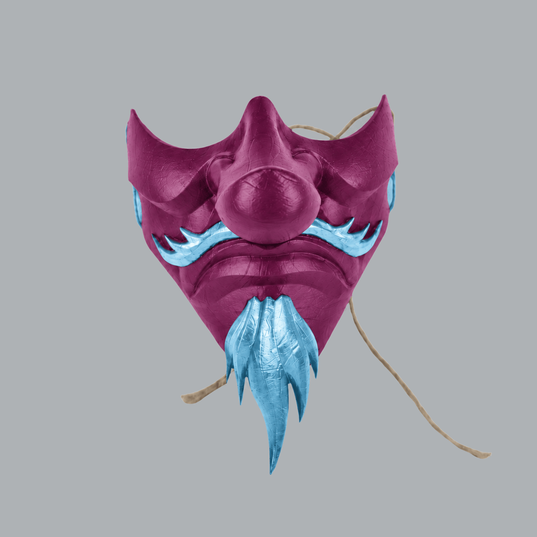 Space Armory Tengu Japanese Half Face Mask - Illusion / Lenor Masks