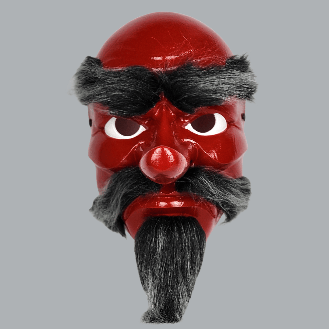 Space Armory Tengu Japanese Mask With Black Hair Masks