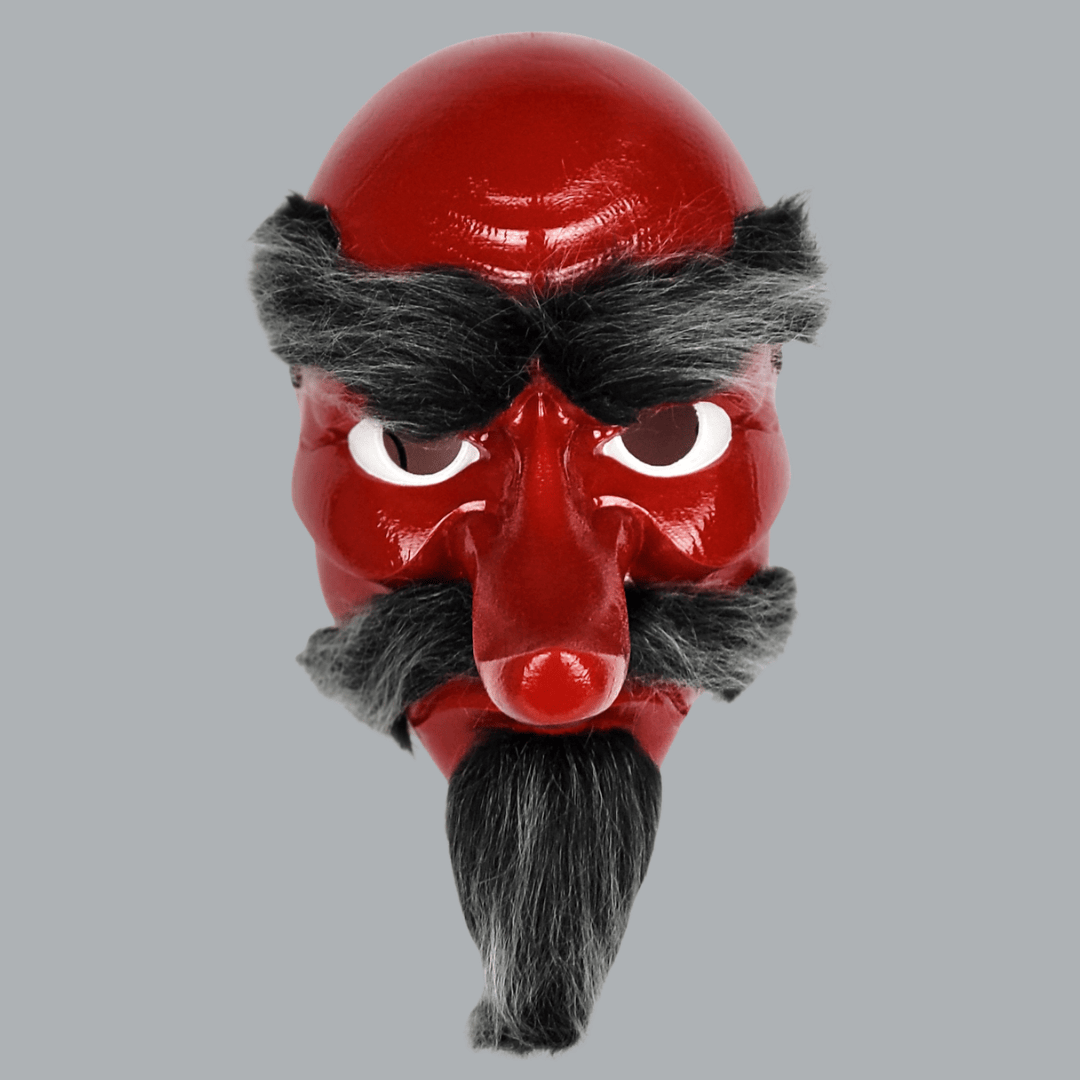 Space Armory Tengu Japanese Mask With Black Hair Masks