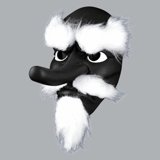Space Armory Tengu Japanese Mask With Hair - Black Masks