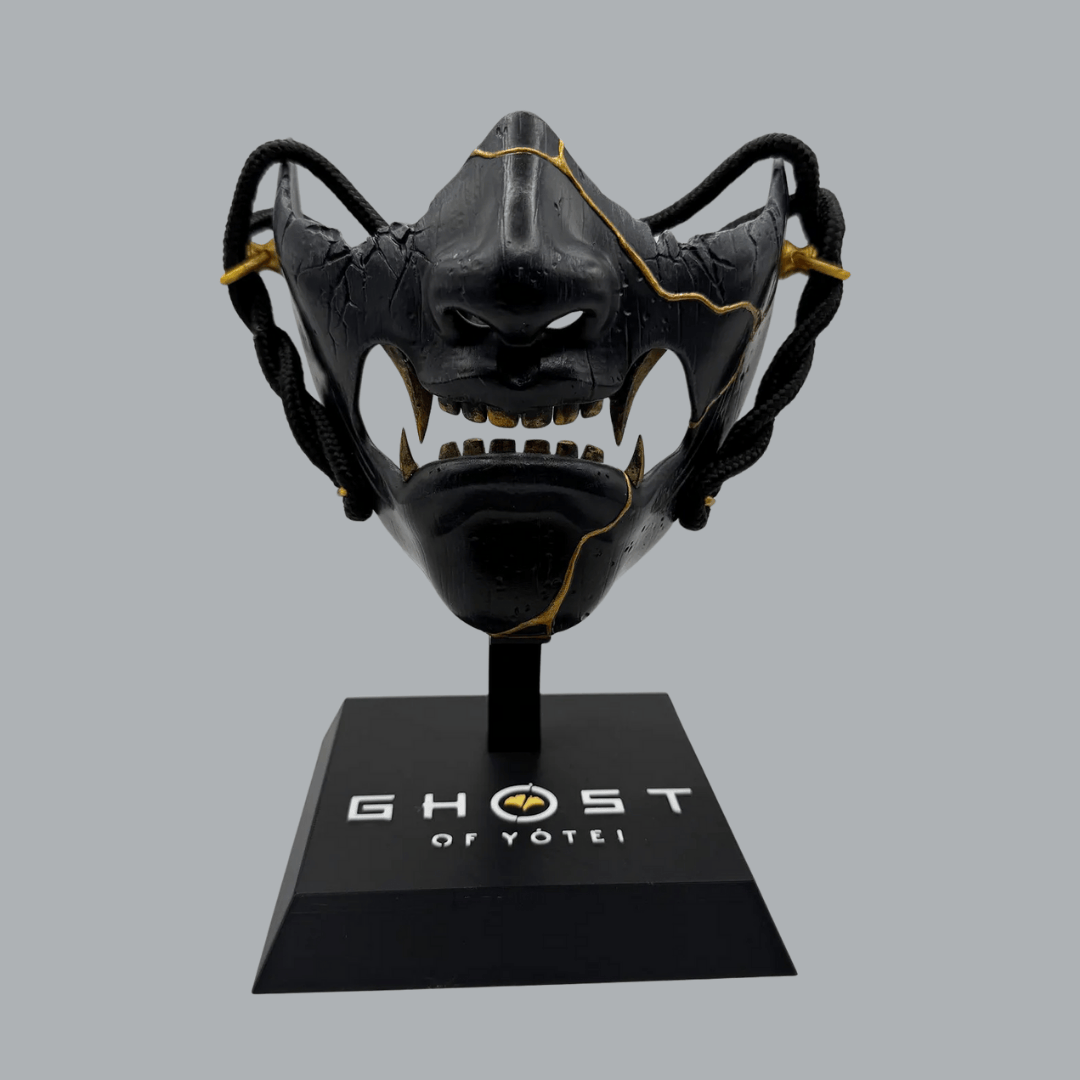 Space Armory The Ghost of Yotei Black Dye Mask Collectibles