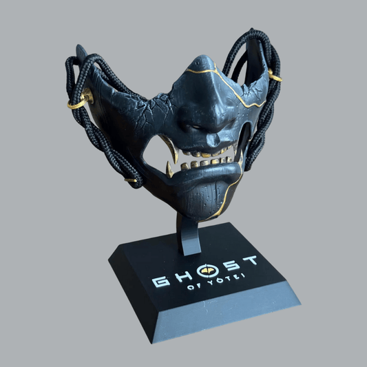 Space Armory The Ghost of Yotei Black Dye Mask Collectibles
