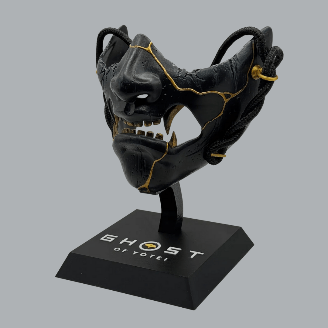 Space Armory The Ghost of Yotei Black Dye Mask Collectibles