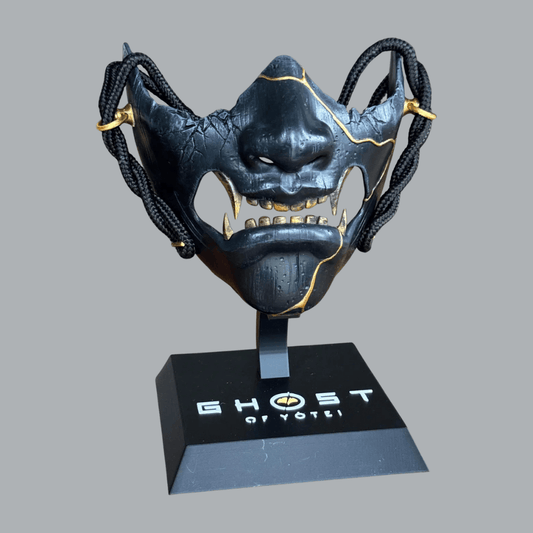 Space Armory The Ghost of Yotei Black Dye Mask Collectibles