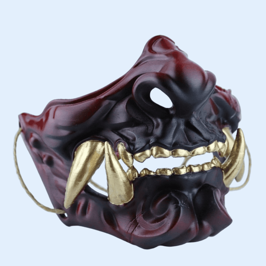 Space Armory Warrior Oni Mask Black/Red
