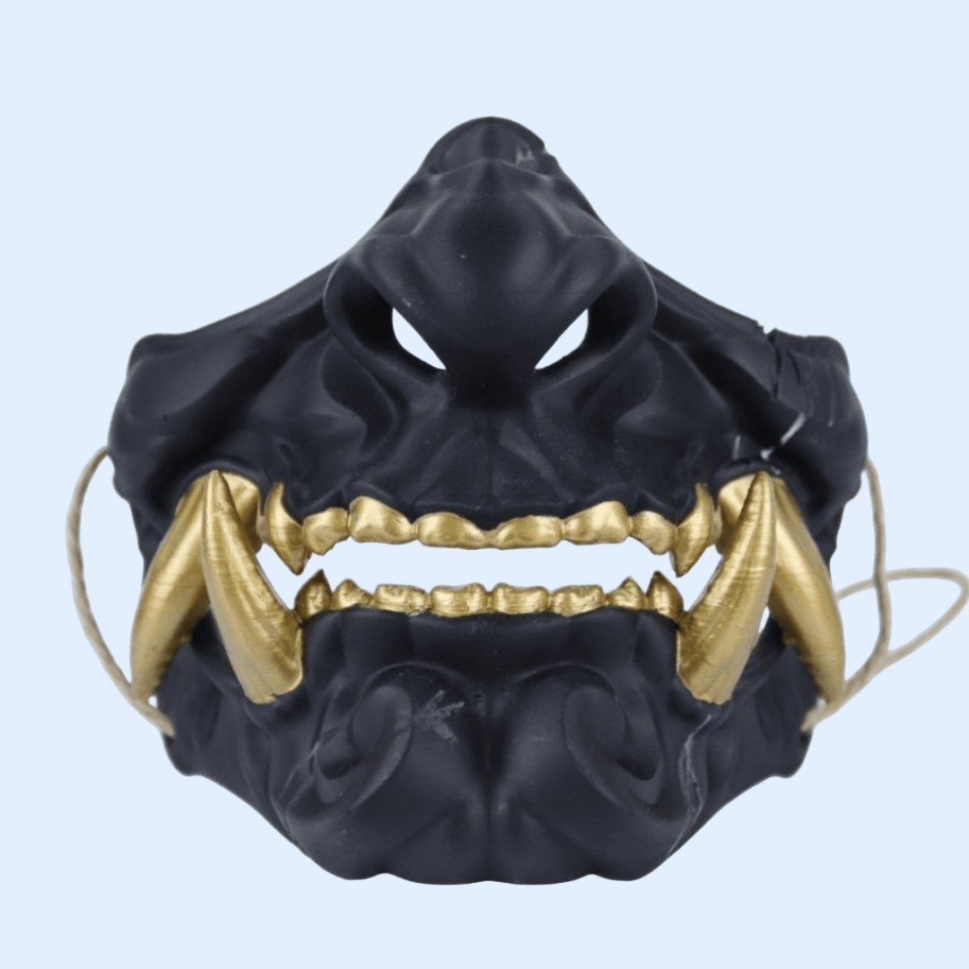 Space Armory Warrior Oni Mask Matte Black