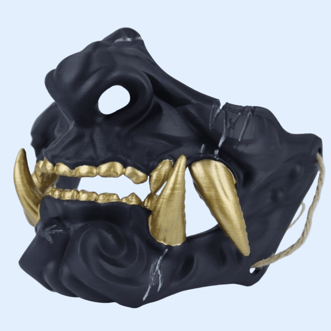 Space Armory Warrior Oni Mask Matte Black