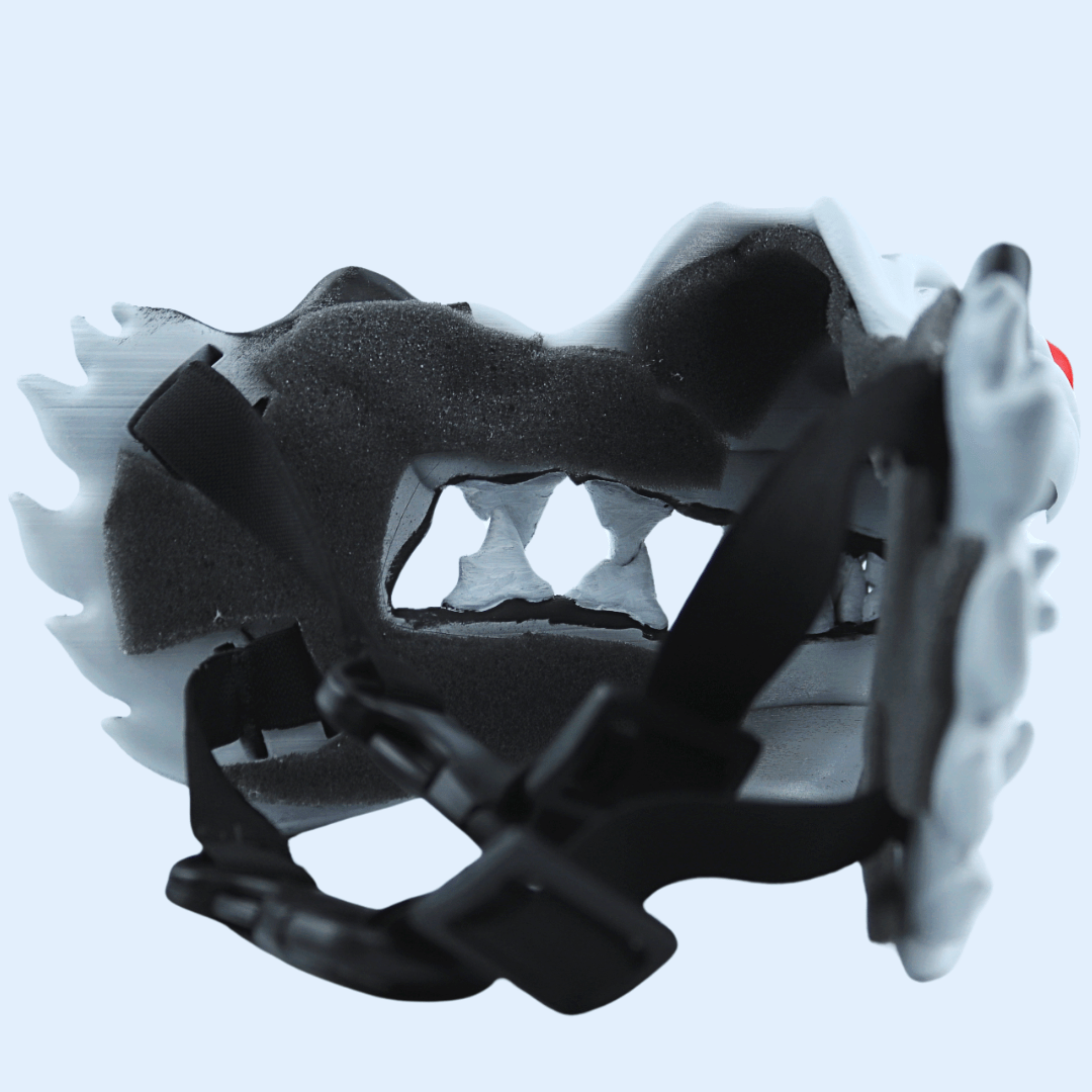 Space Armory Wolf Snarling Animal Face Mask Mightyena Colors