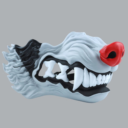 Space Armory Wolf Snarling Animal Face Mask - Mightyena Colors Masks