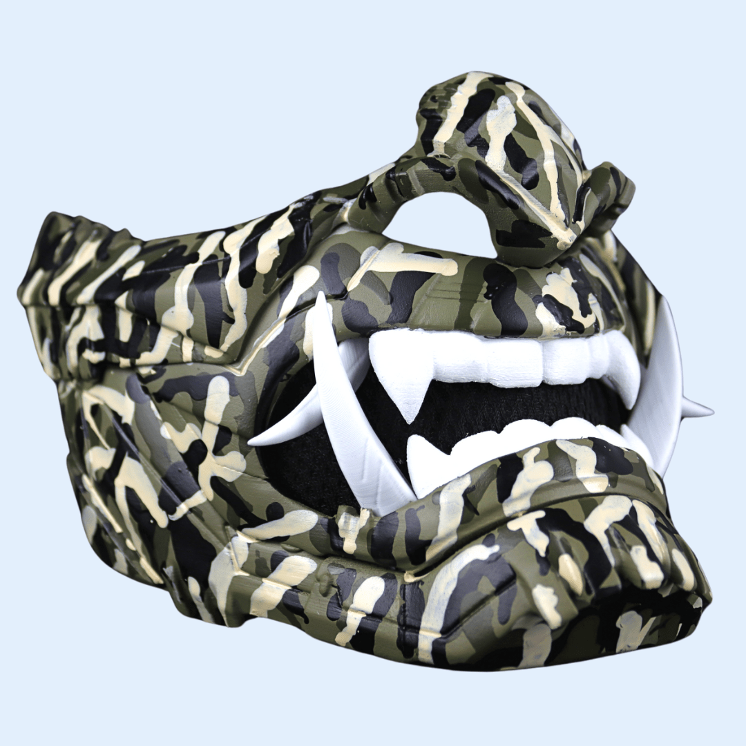 SpaceArmory Cyber Oni Mask Camouflage