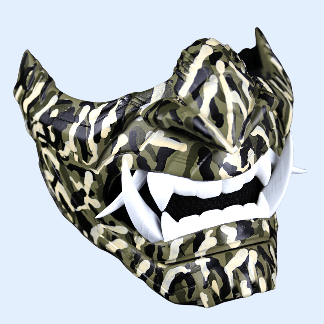 SpaceArmory Cyber Oni Mask Camouflage