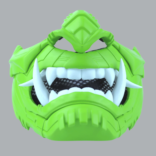 SpaceArmory Cyber Oni Mask Lime Masks