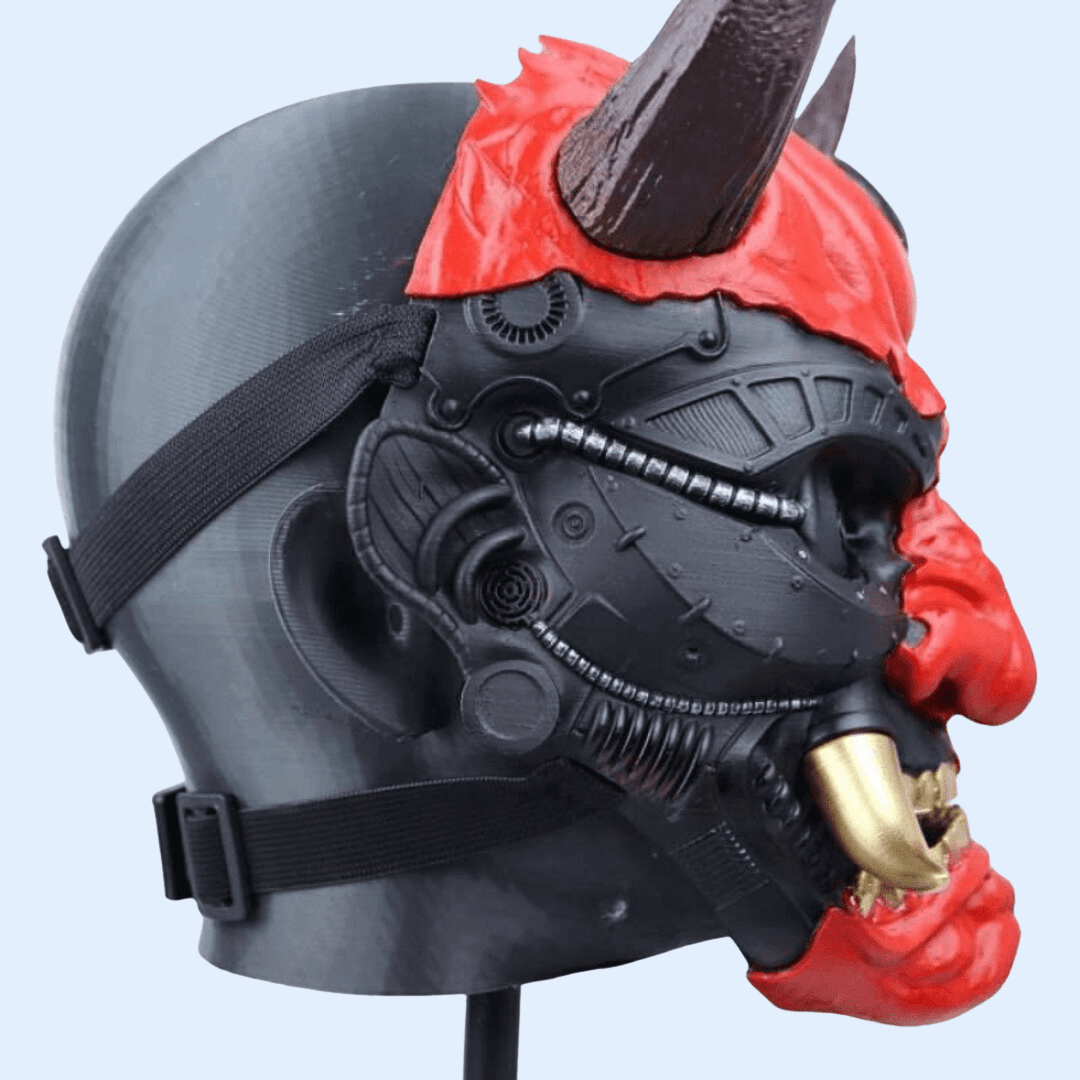 SpaceArmory Cyberpunk Full Face Oni Mask