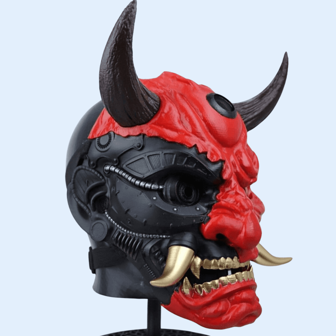 SpaceArmory Cyberpunk Full Face Oni Mask