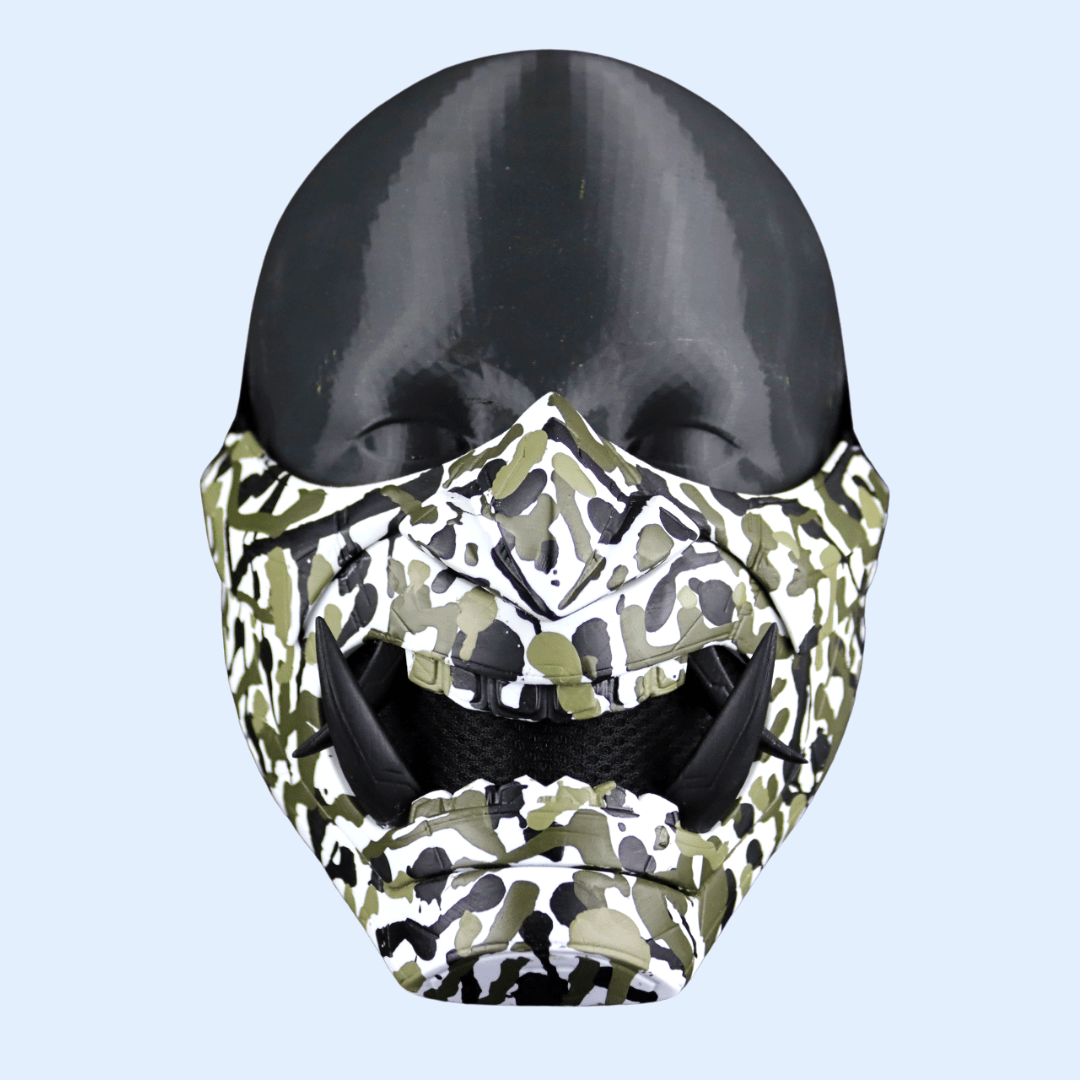 SpaceArmory Cyberpunk Oni Mask Camouflage