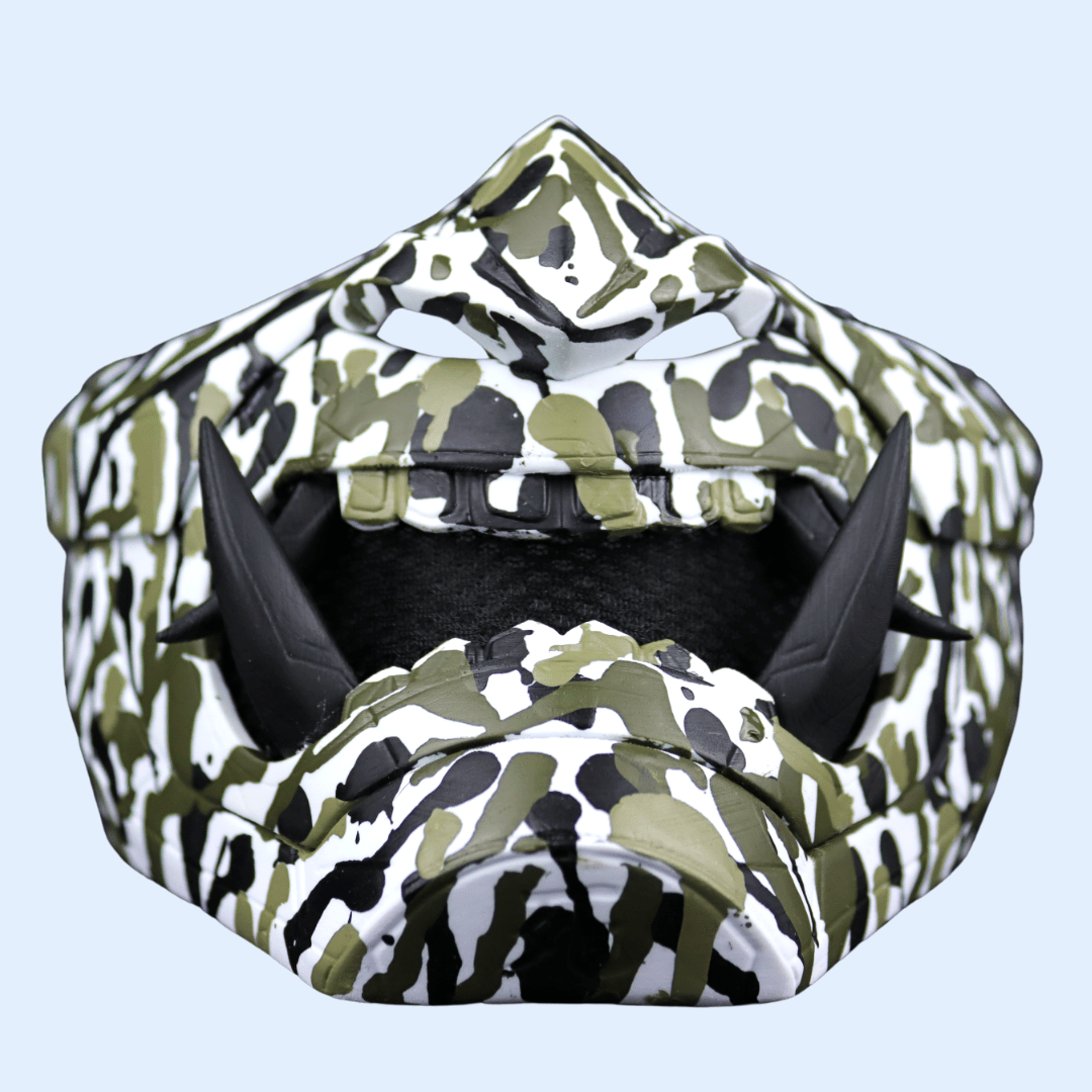 SpaceArmory Cyberpunk Oni Mask Camouflage