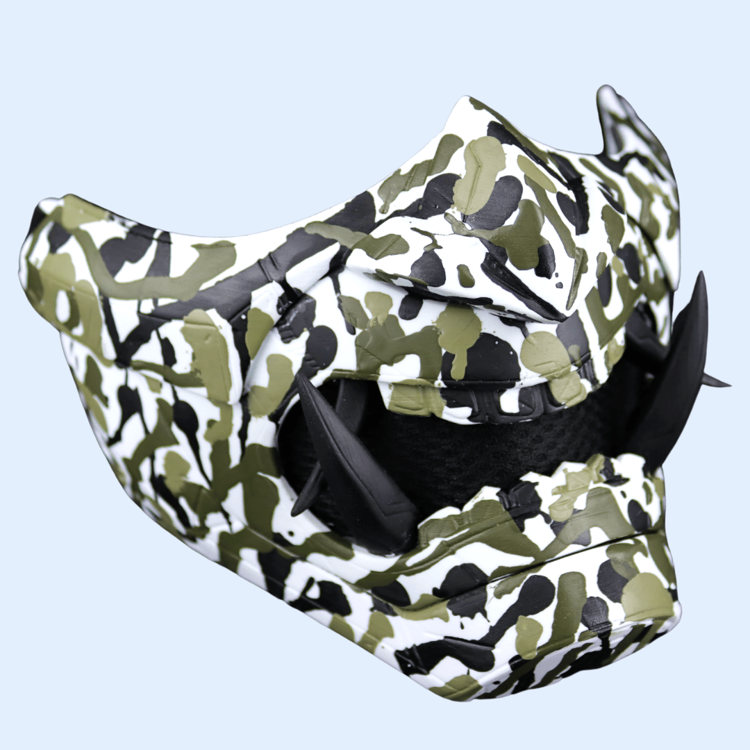 SpaceArmory Cyberpunk Oni Mask Camouflage