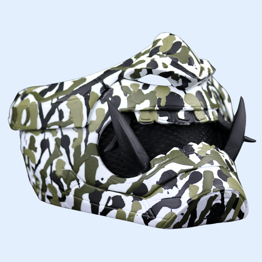 SpaceArmory Cyberpunk Oni Mask Camouflage