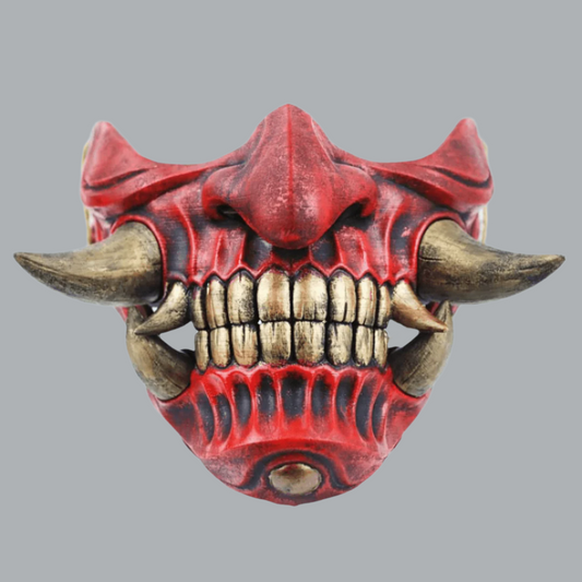 SpaceArmory Hannya Oni Mask Black/Red
