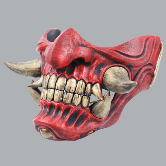 SpaceArmory Hannya Oni Mask Black/Red