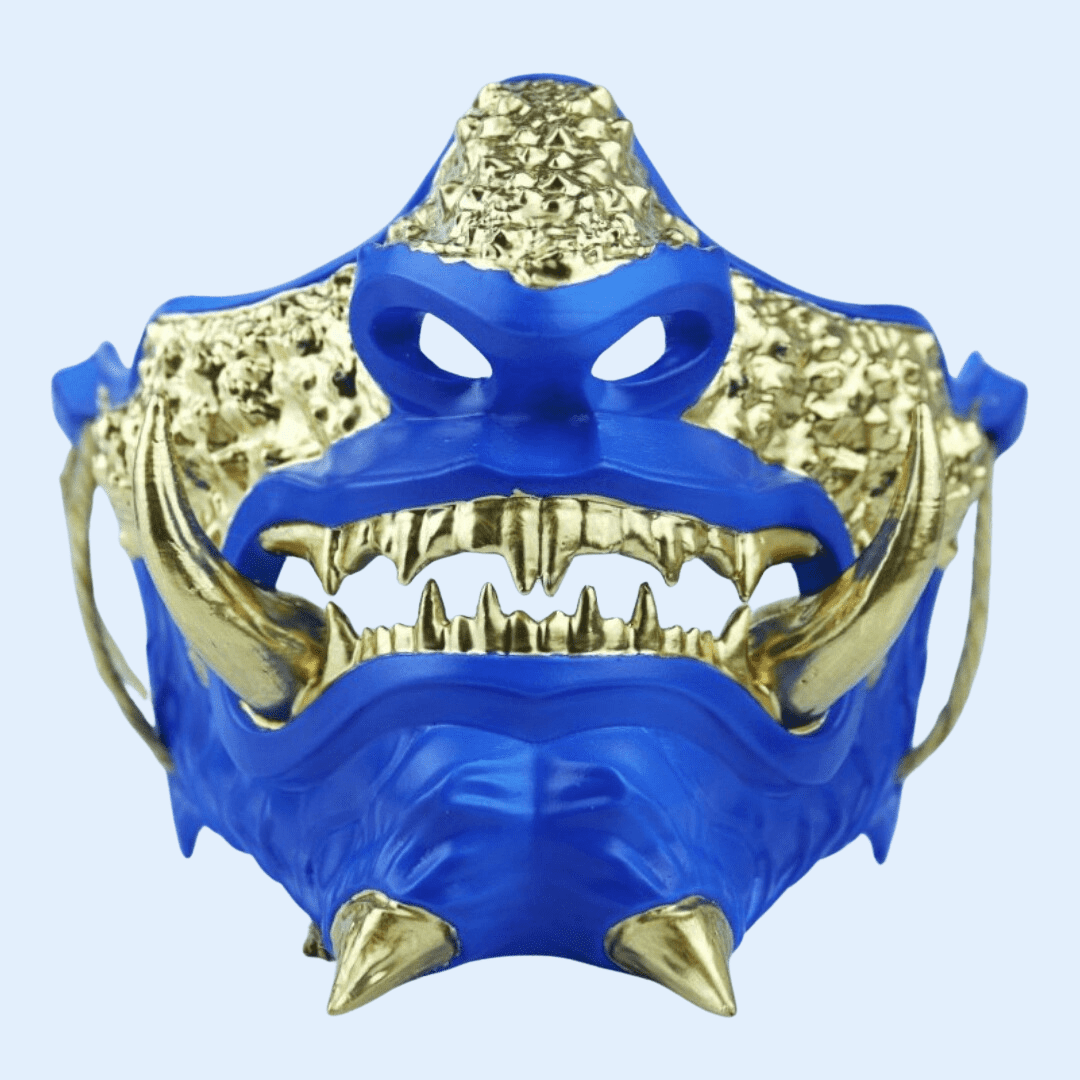 SpaceArmory Japanese Oni Mask Blue