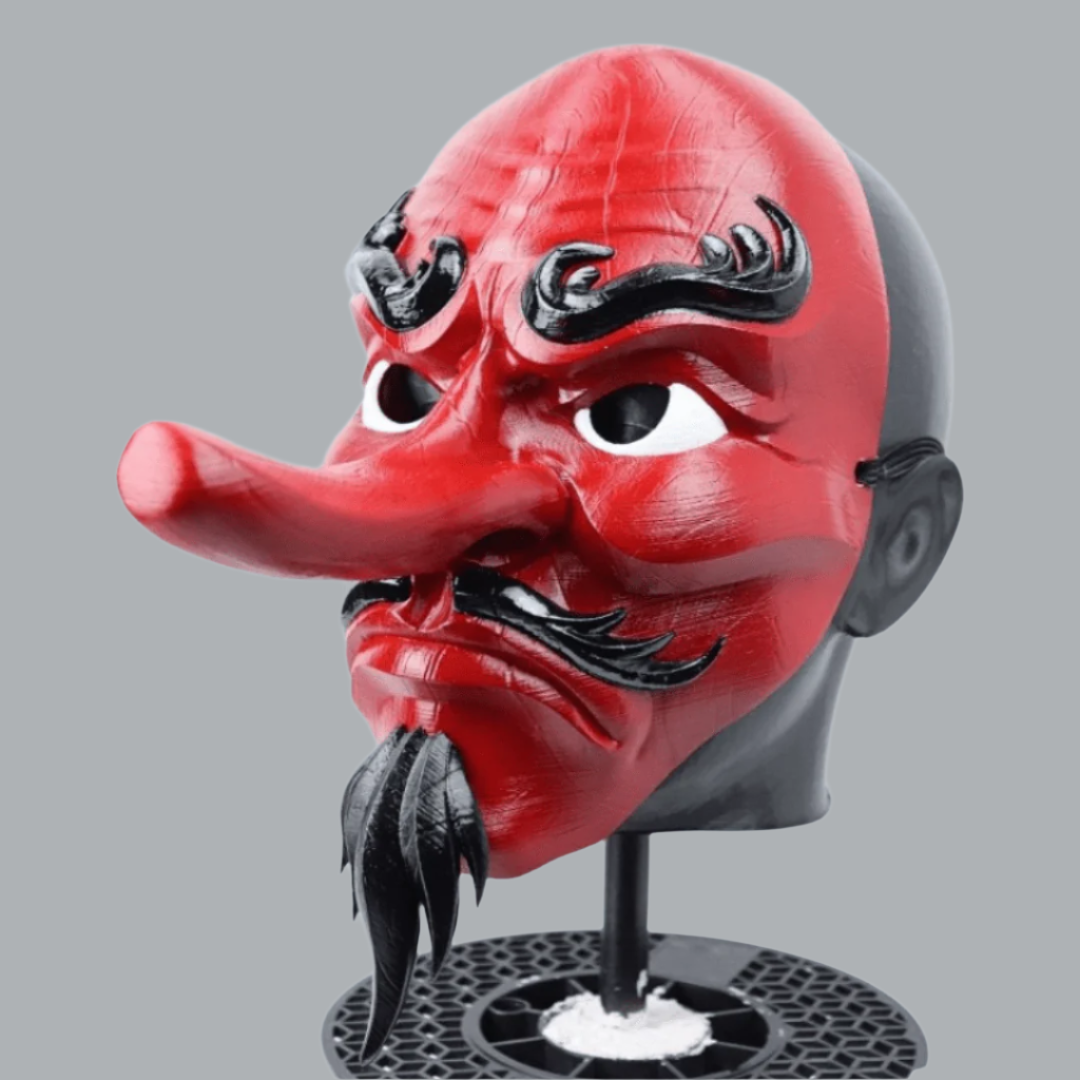 Tengu Japanese Full Face Mask – Space Armory | Japanese Mask and ...