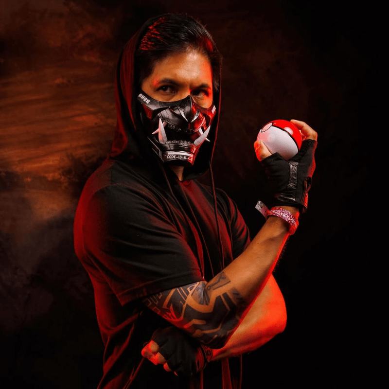 Space Armory mask worn by @airikjonuhkey