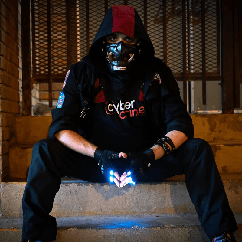 Space Armory mask worn by @sneakernetmusic